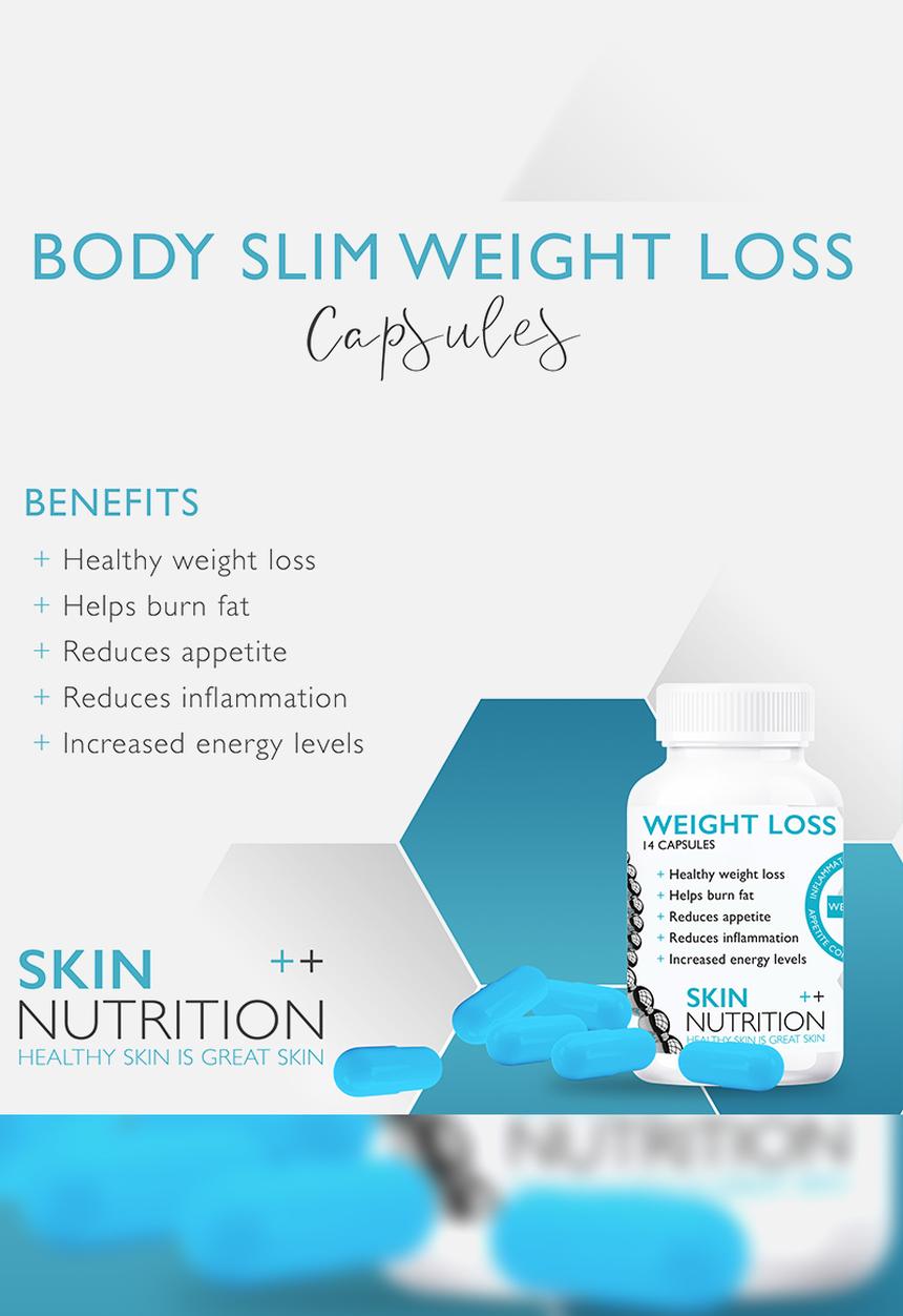 SKIN NUTRITION - Body Slim Weight Loss Mini 14 Capsules