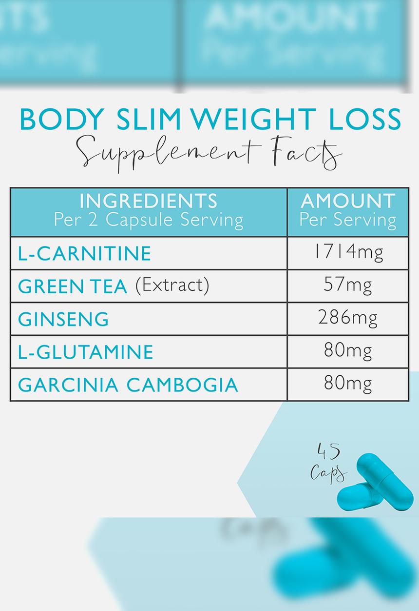 SKIN NUTRITION - Body Slim Weight Loss Mini 14 Capsules