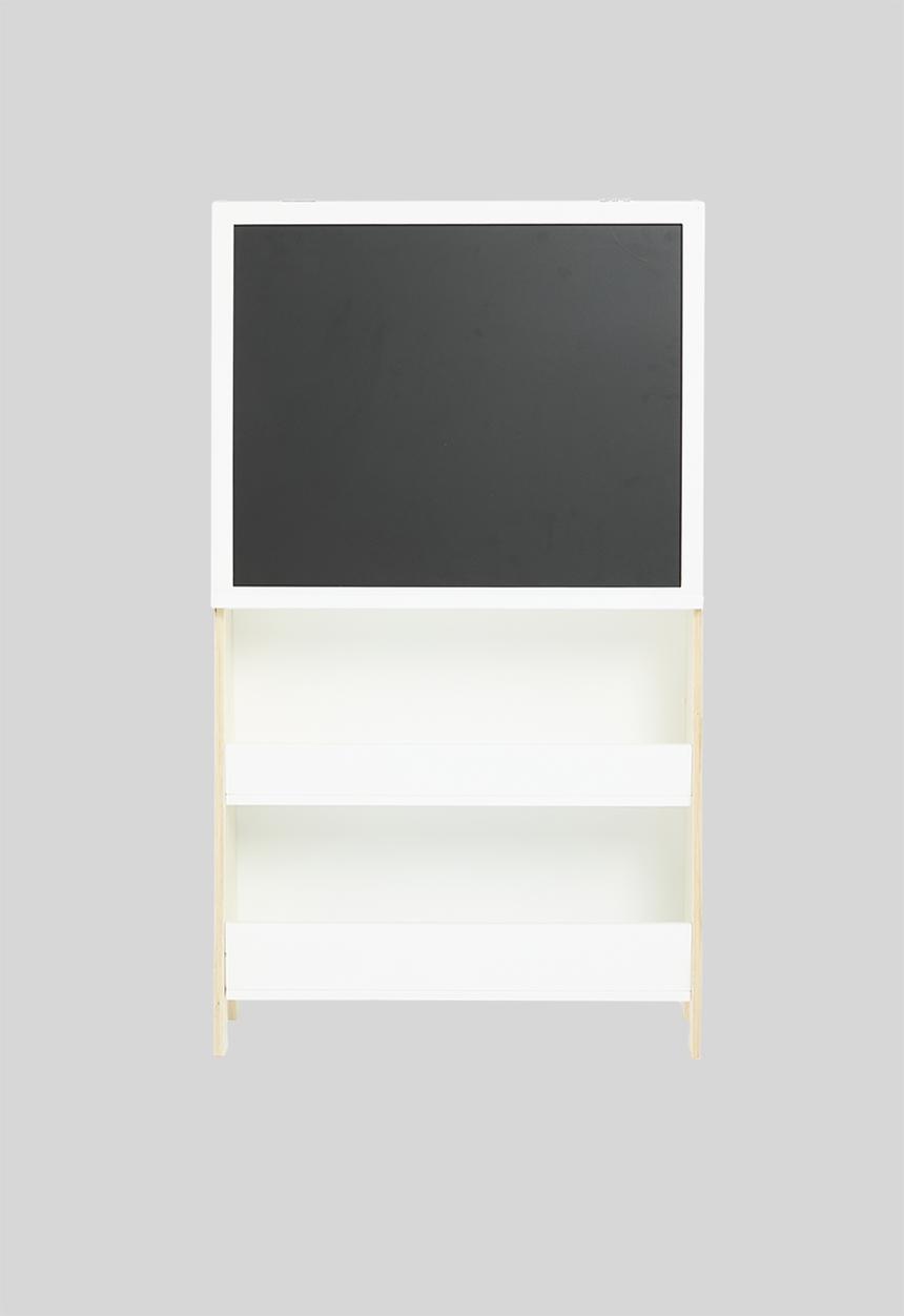 Sixth Floor - Blackboard storage rack - natural & white