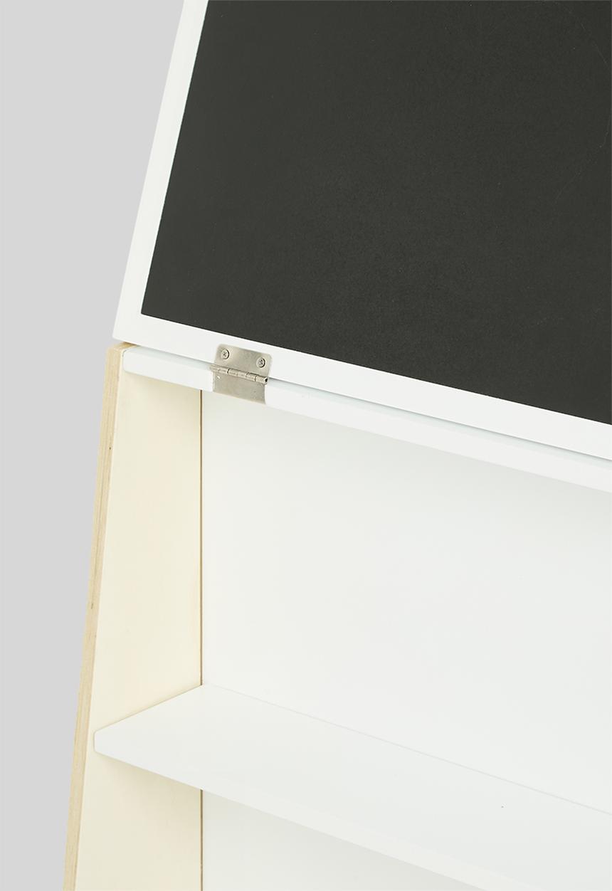 Sixth Floor - Blackboard storage rack - natural & white