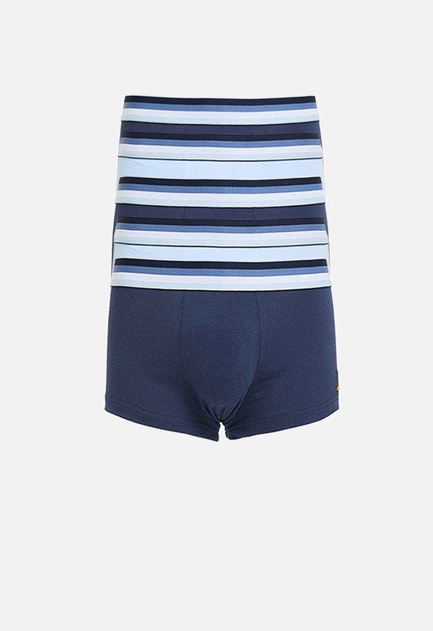 Brave Soul - Mbx-606lennox 5 pack - navy & pale blue