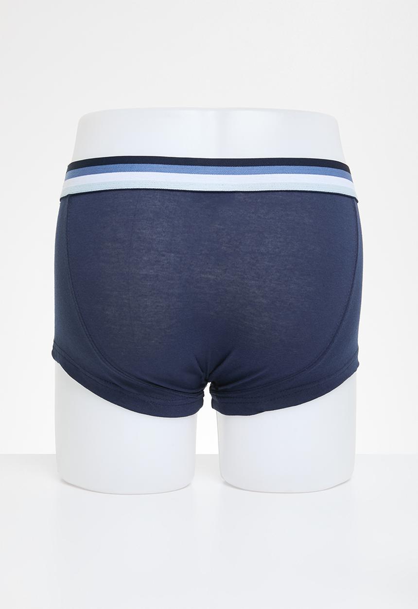 Brave Soul - Mbx-606lennox 5 pack - navy & pale blue