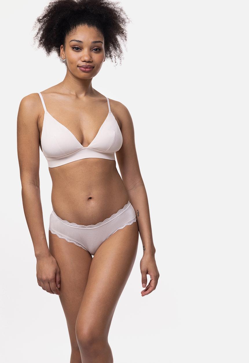 DORINA - Cali 2pack non padded bralette - ivory & beige