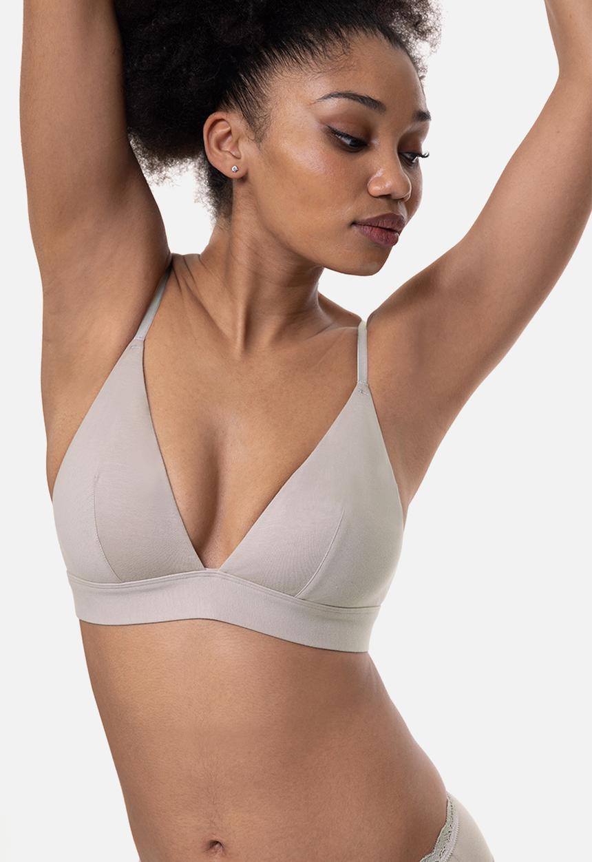 DORINA - Cali 2pack non padded bralette - ivory & beige