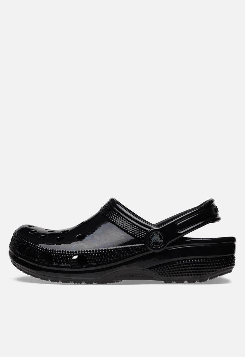 Crocs - Classic high shine clog - black