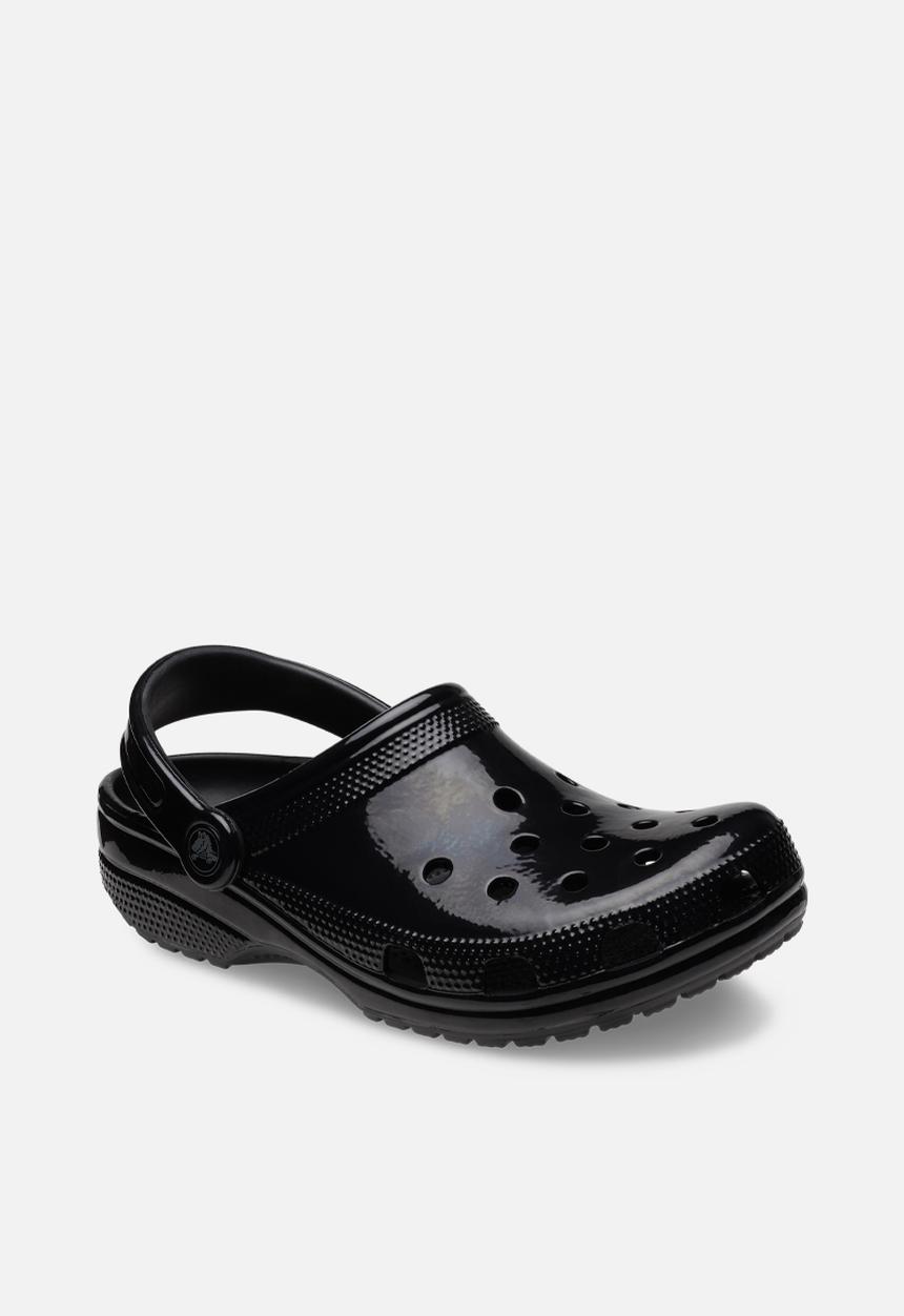 Crocs - Classic high shine clog - black