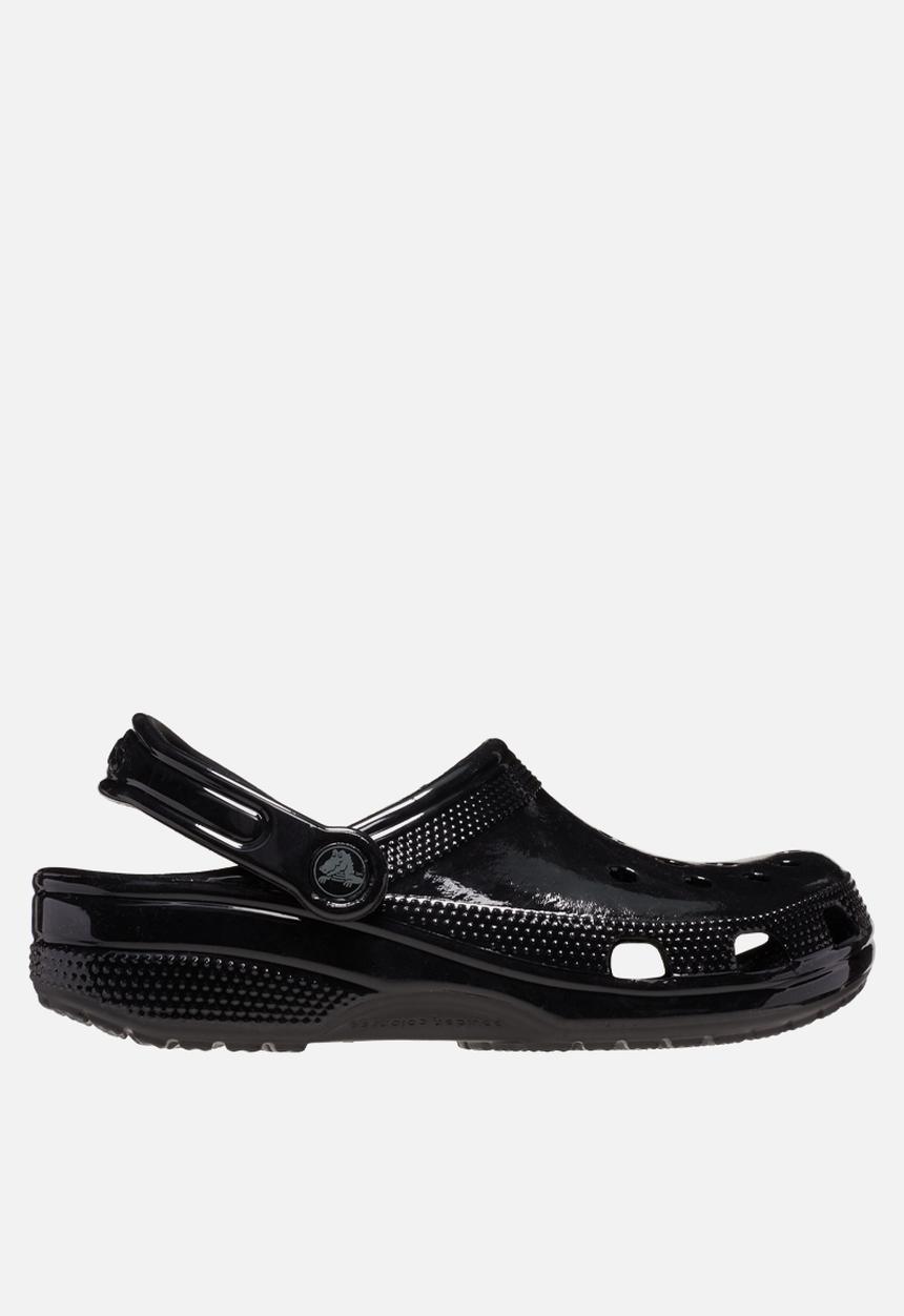 Crocs - Classic high shine clog - black