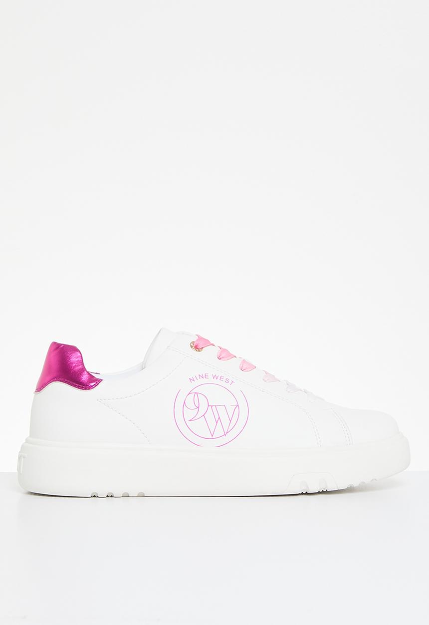 Nine West - Setta sneaker - white & fuchsia