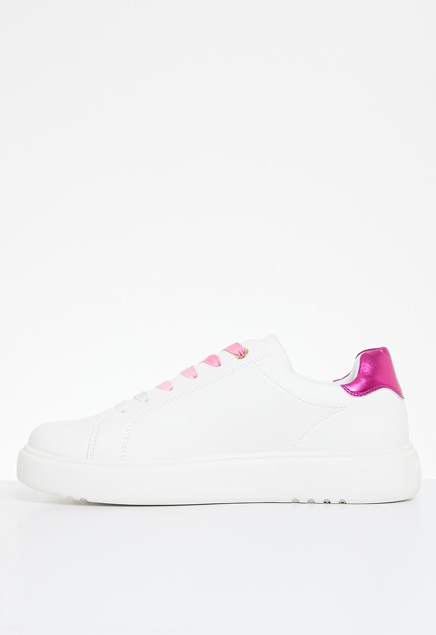 Nine West - Setta sneaker - white & fuchsia