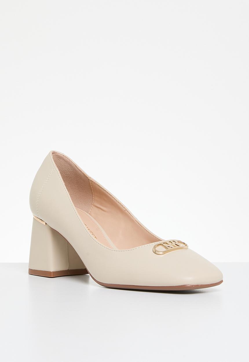 Nine West - Billar blockheel court - cream