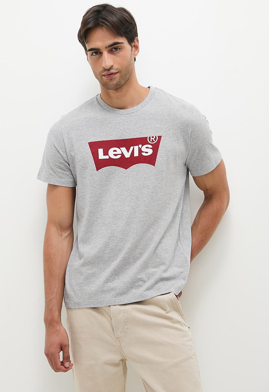 Levi’s® - GRAPHIC SET-IN NECK GRAPHIC H215 MIDTONE HTR GREY