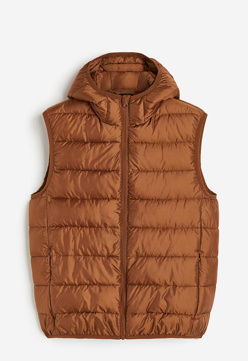 H&M - Padded lightweight gilet - Brown