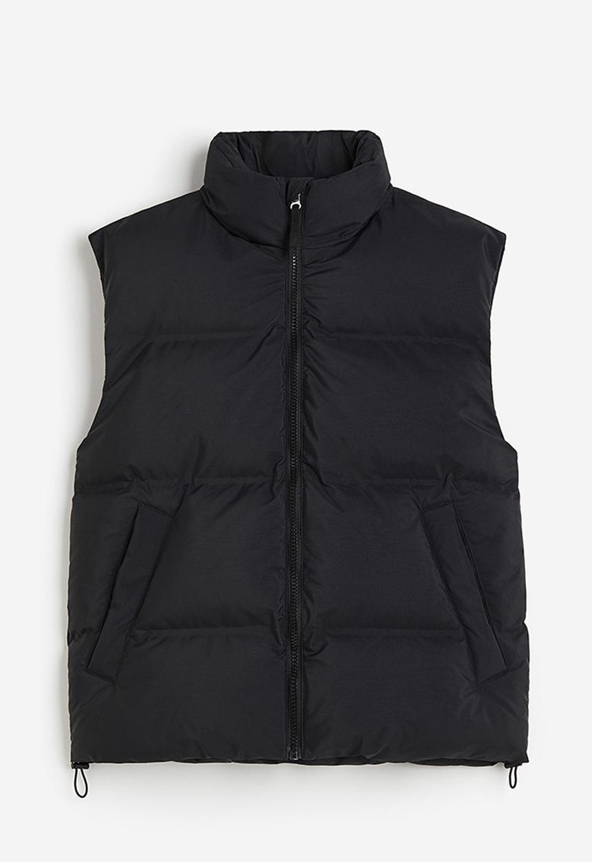 H&M - Water-repellent puffer gilet - black