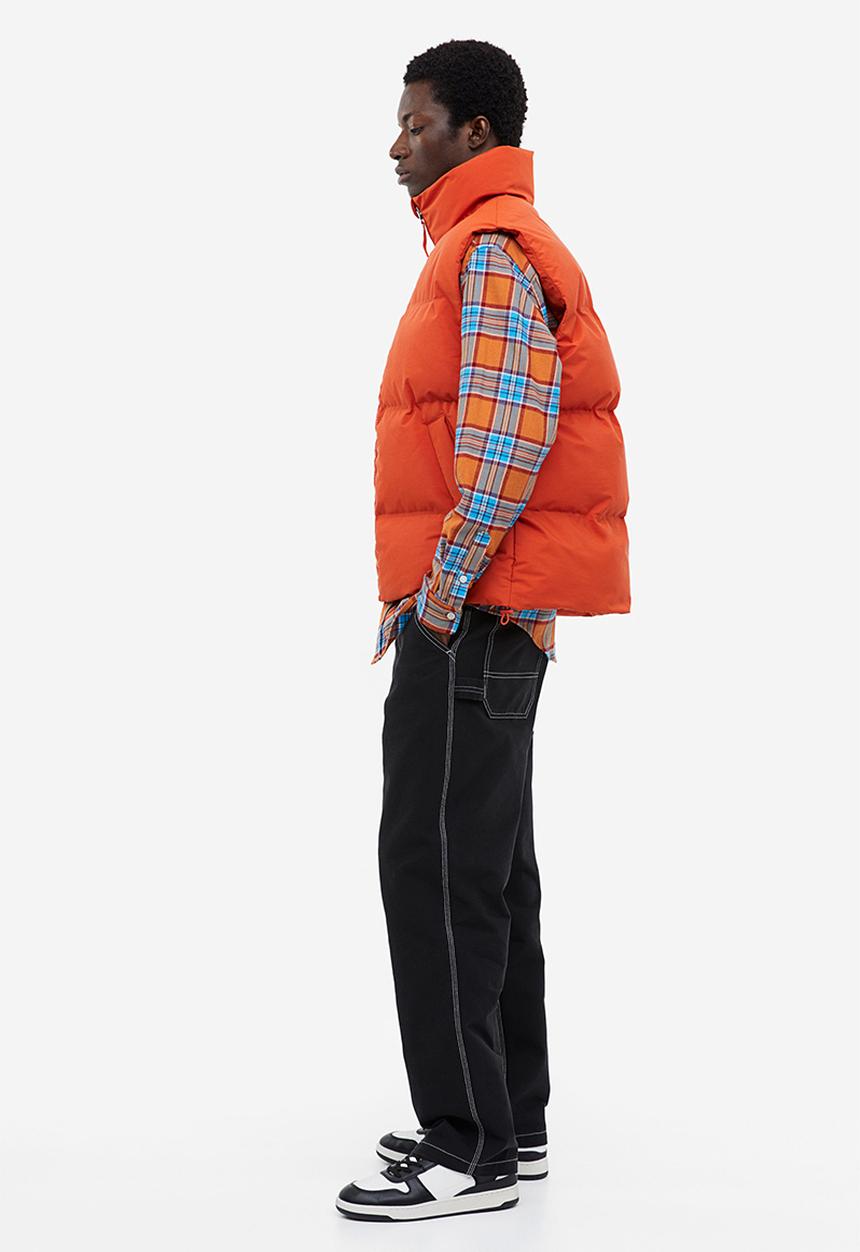 H&M - Water-repellent puffer gilet - orange