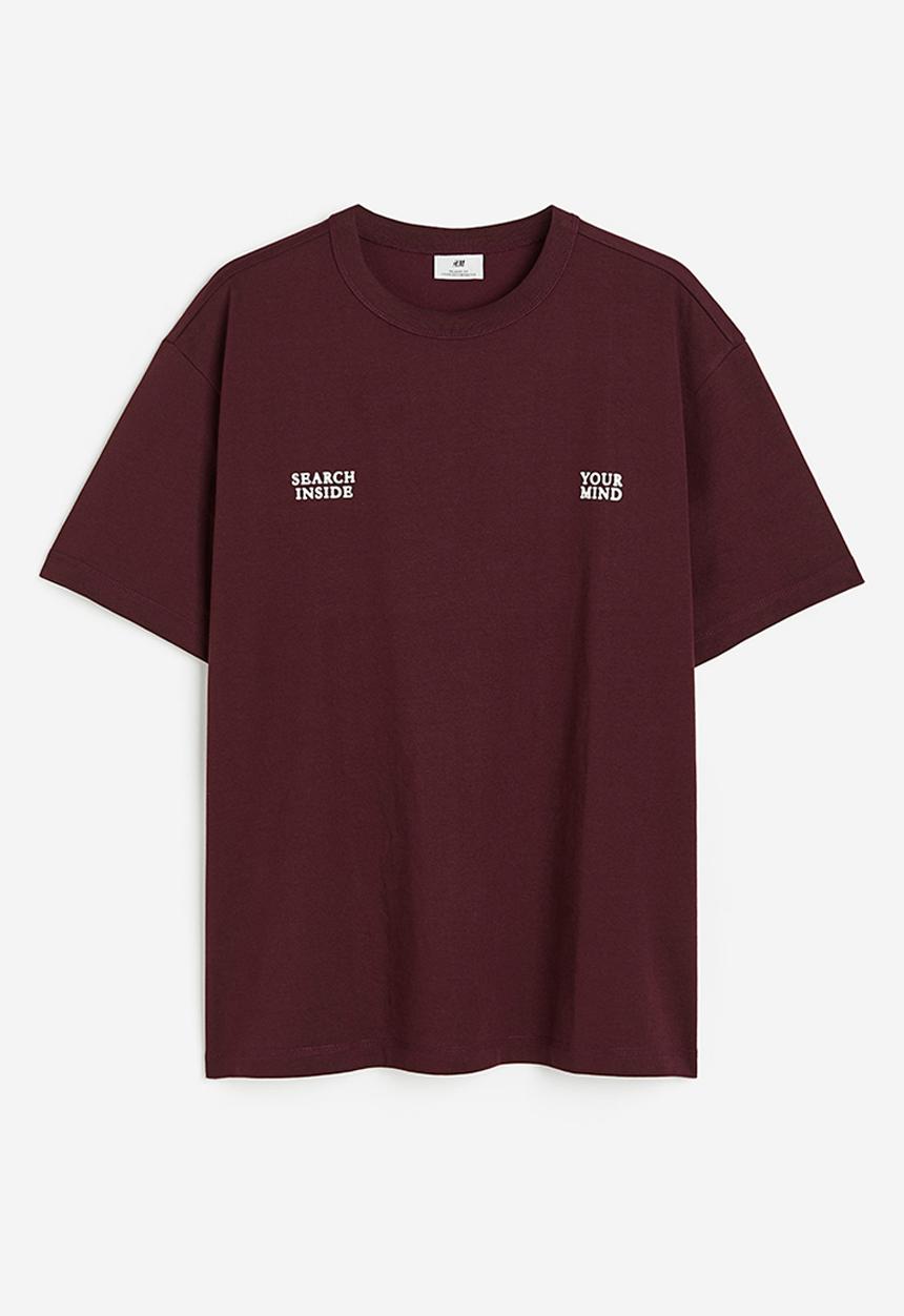 H&M - Coolmax® loose fit T-shirt - red