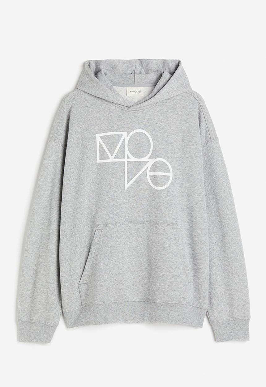 H&M - Drymove™ loose fit training hoodie - grey