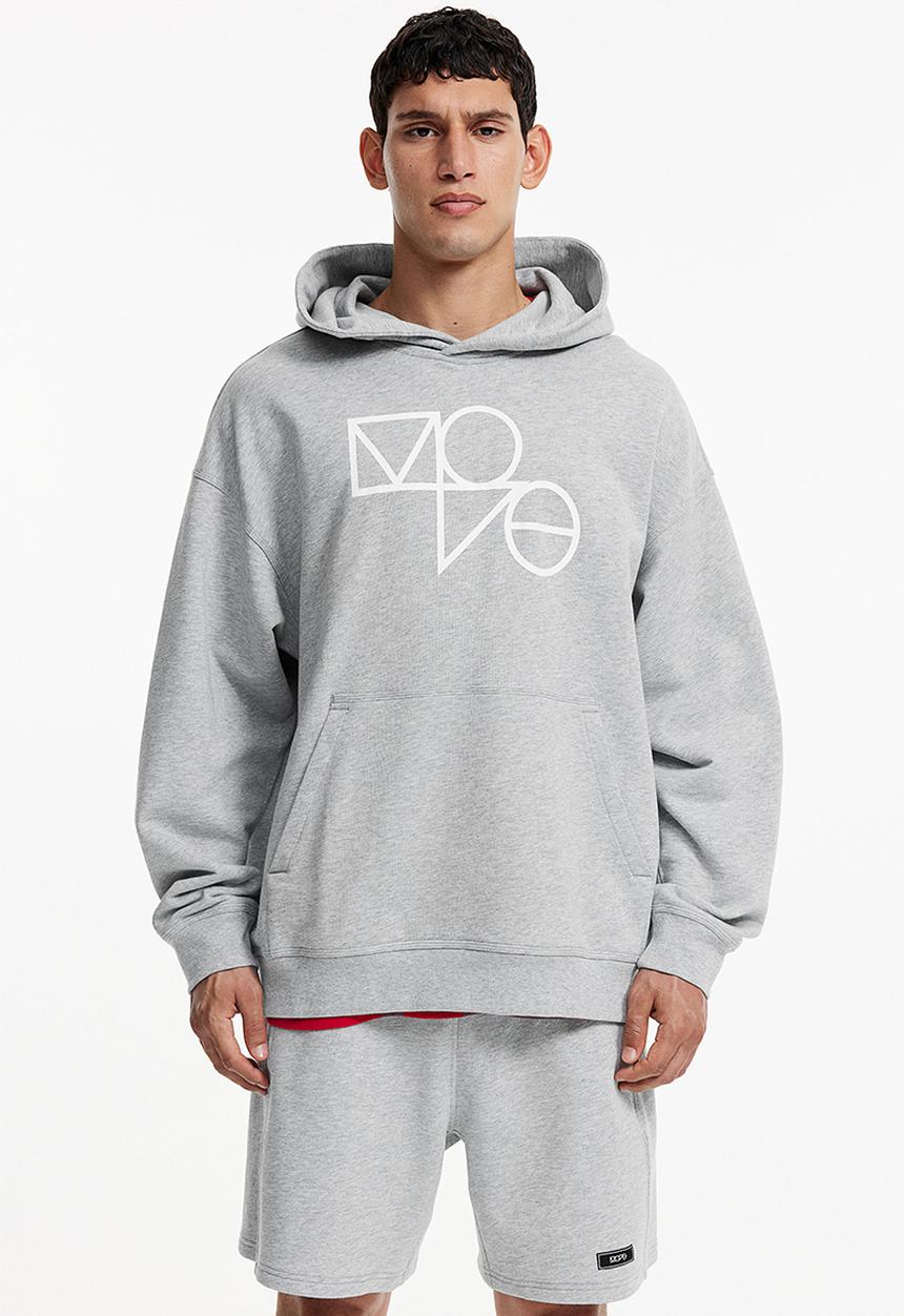 H&M - Drymove™ loose fit training hoodie - grey