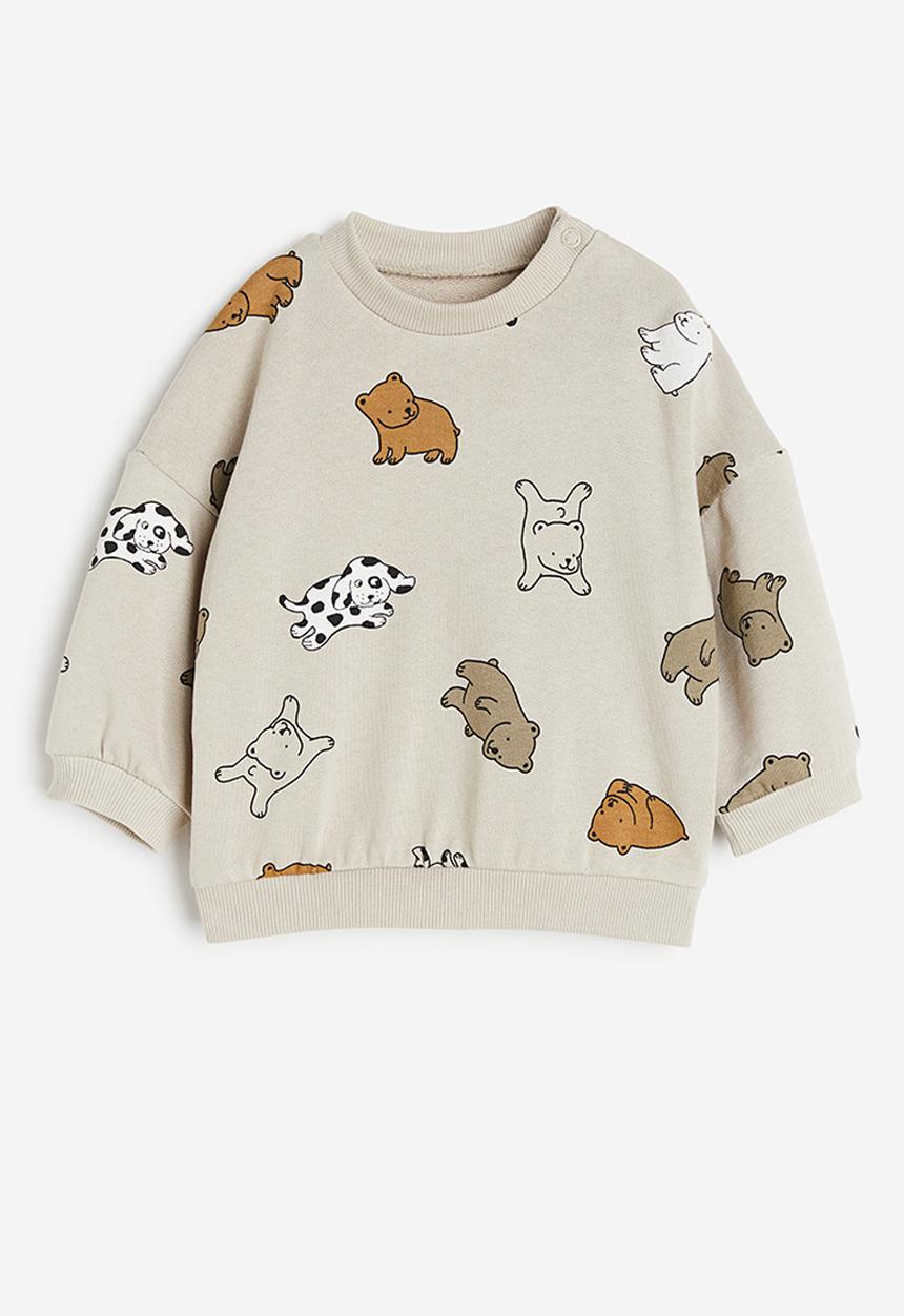 H&M - Cotton sweatshirt - beige