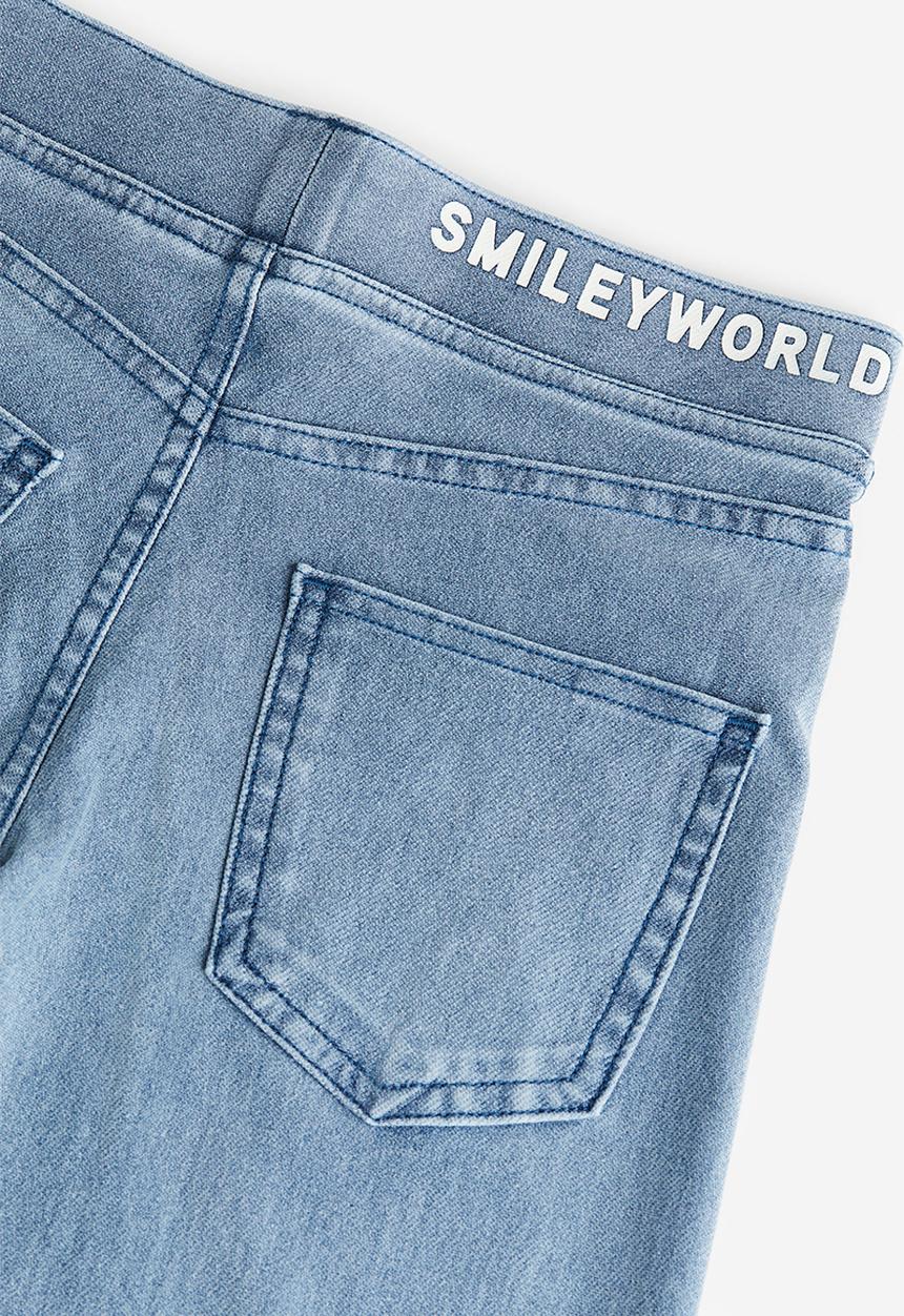 H&M - Wide printed trousers - Blue