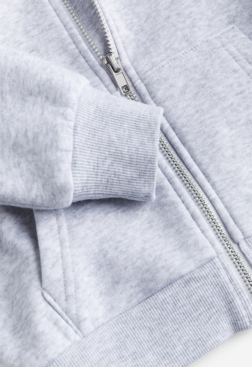 H&M - Zip-through hoodie - grey