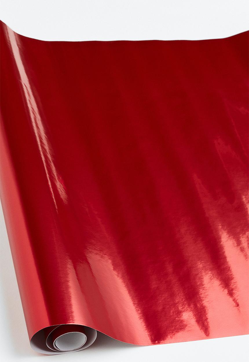 H&M - Shiny gift wrap - Red