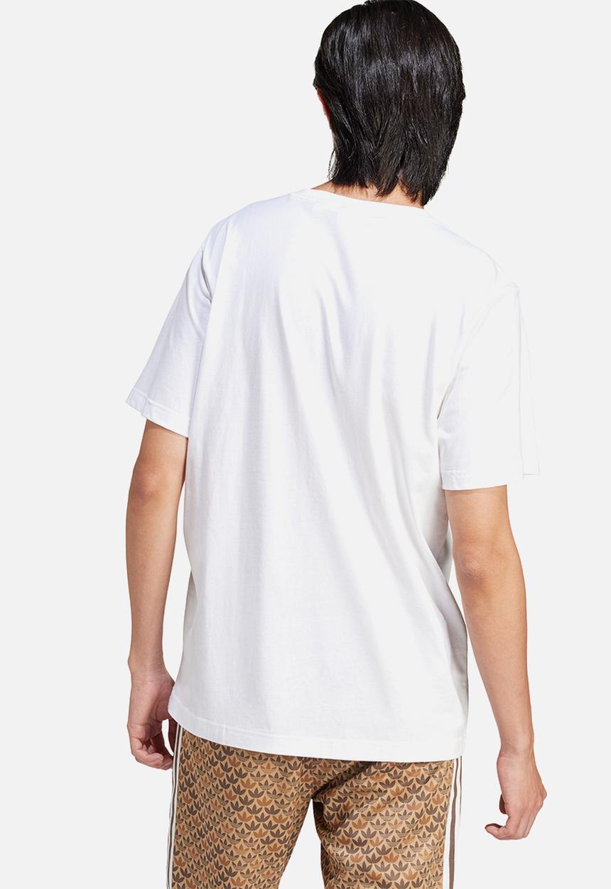 adidas Originals - Classic Monogram graphic tee - white
