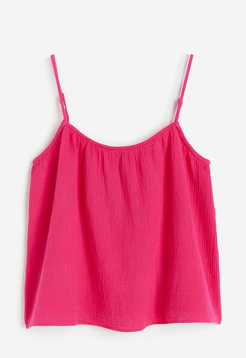H&M - Strappy top - cerise