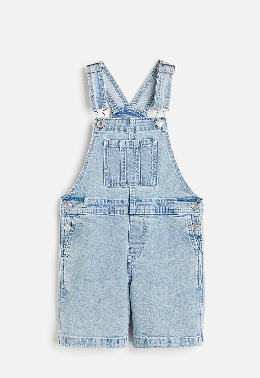H&M - Denim dungaree shorts - blue