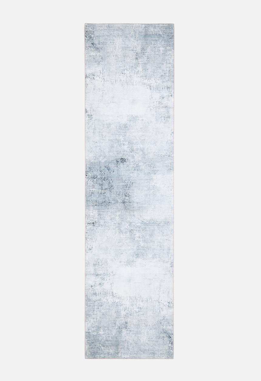 Sixth Floor - Ezra printed runner - distressed grey
