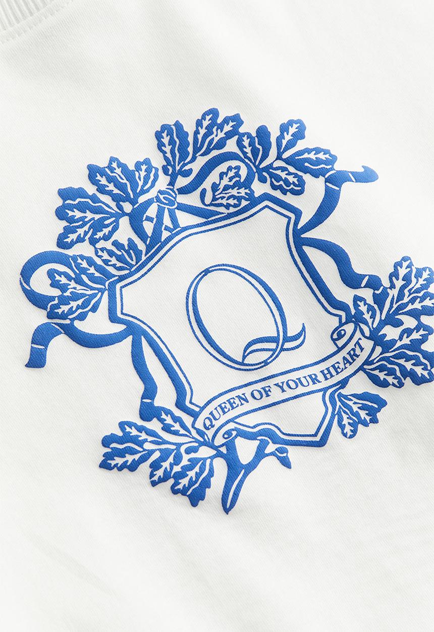 H&M - Printed T-shirt - cream/queen
