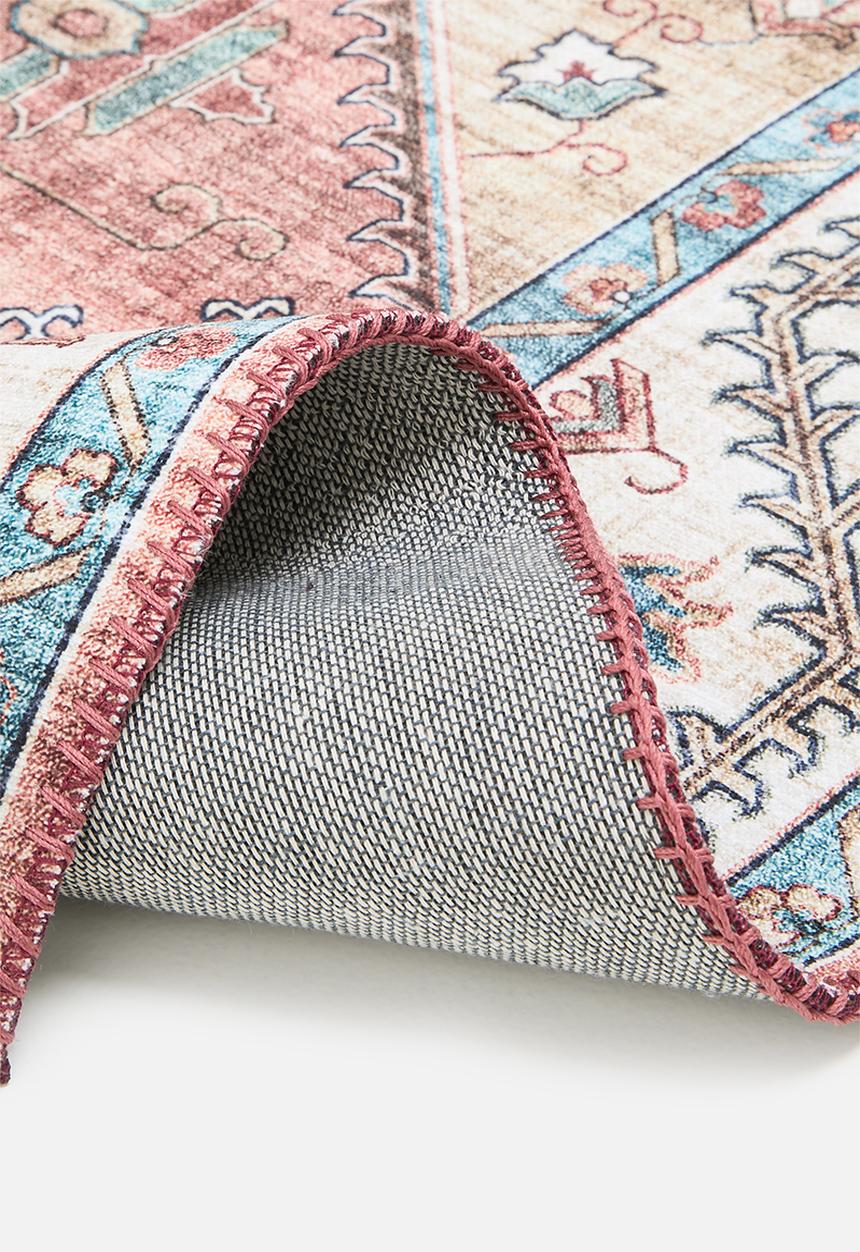 Sixth Floor - Ezra printed rug - terracotta