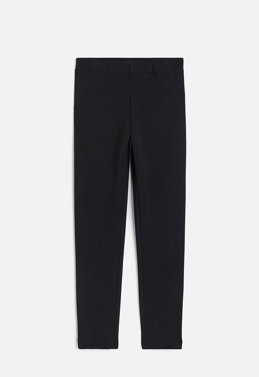 H&M - Brushed-inside leggings - black