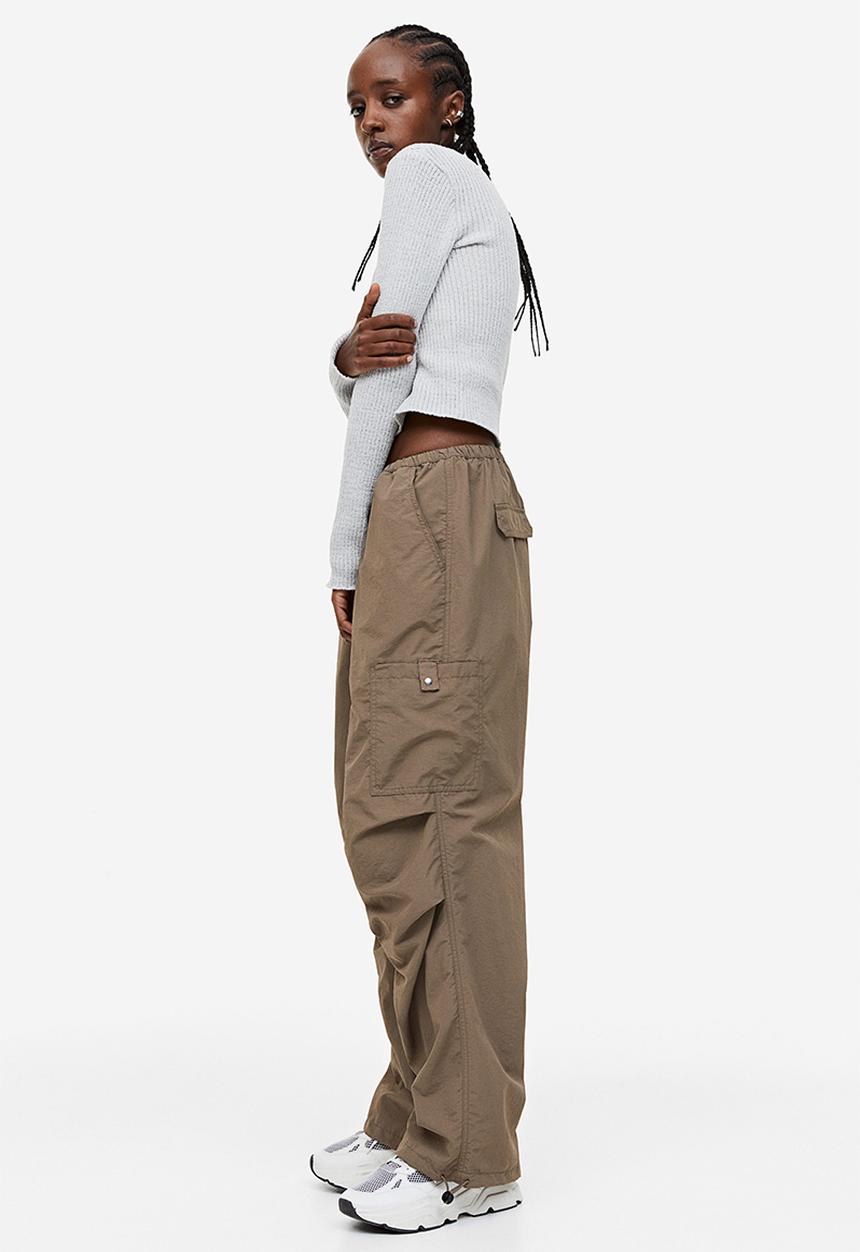 H&M - Parachute trousers - beige