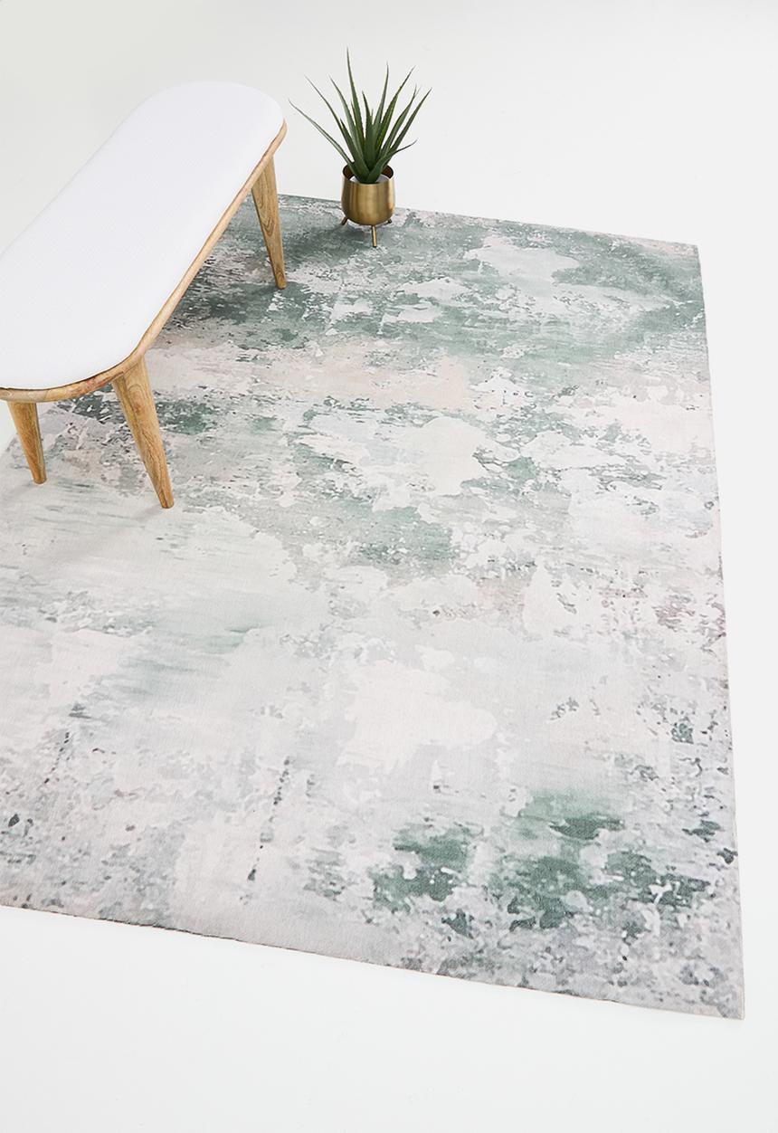 Sixth Floor - Chenille Distressed Rug - Green