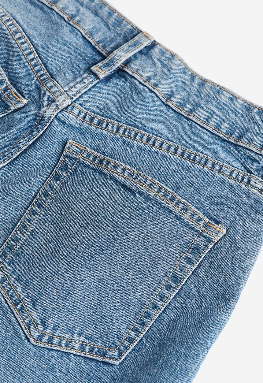 H&M - Slim mom high ankle jeans - blue