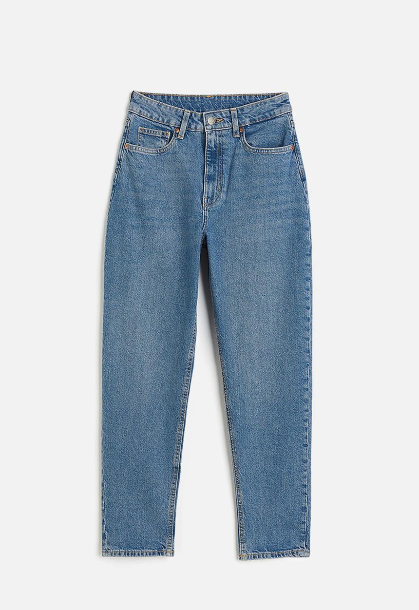 H&M - Slim mom high ankle jeans - blue