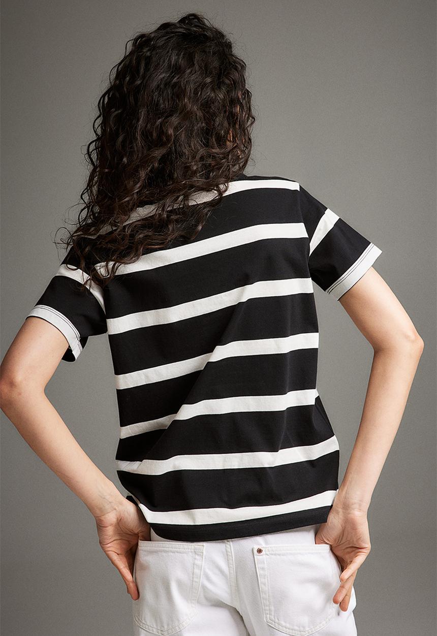 H&M - Cotton T-shirt - Black
