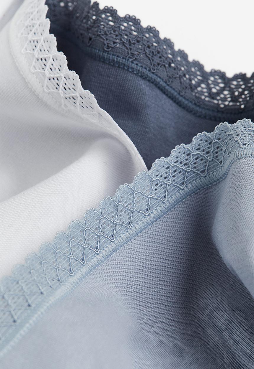 H&M - 3 Pack hipster briefs - blue & white 