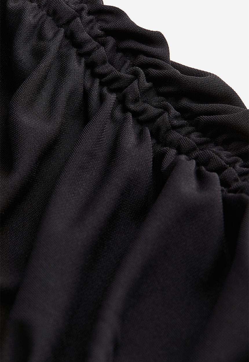 H&M - Gathered bodycon dress - black