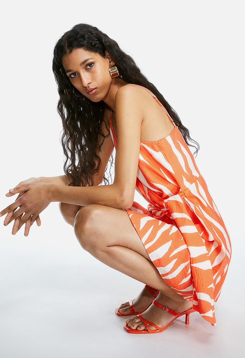H&M - Wrap dress - orange