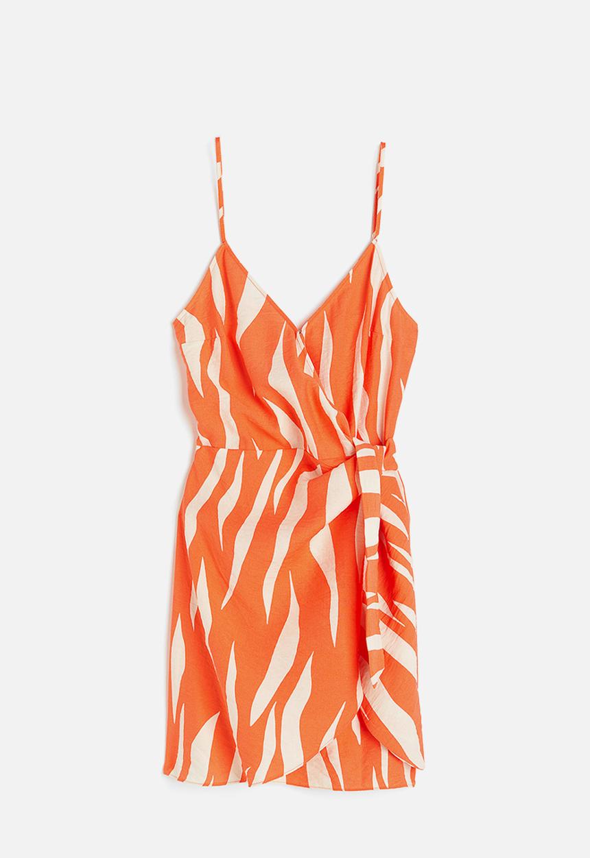 H&M - Wrap dress - orange