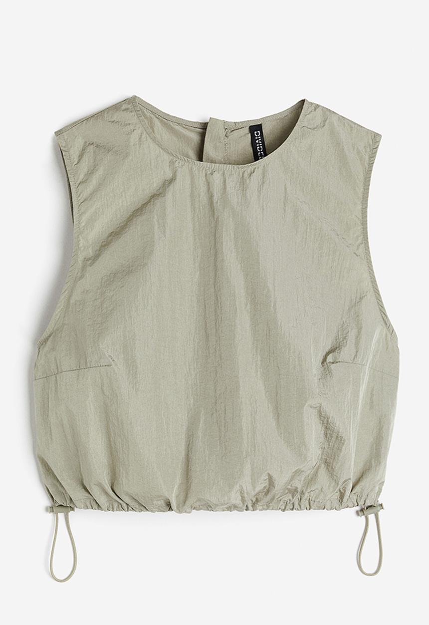 H&M - Cropped top - green