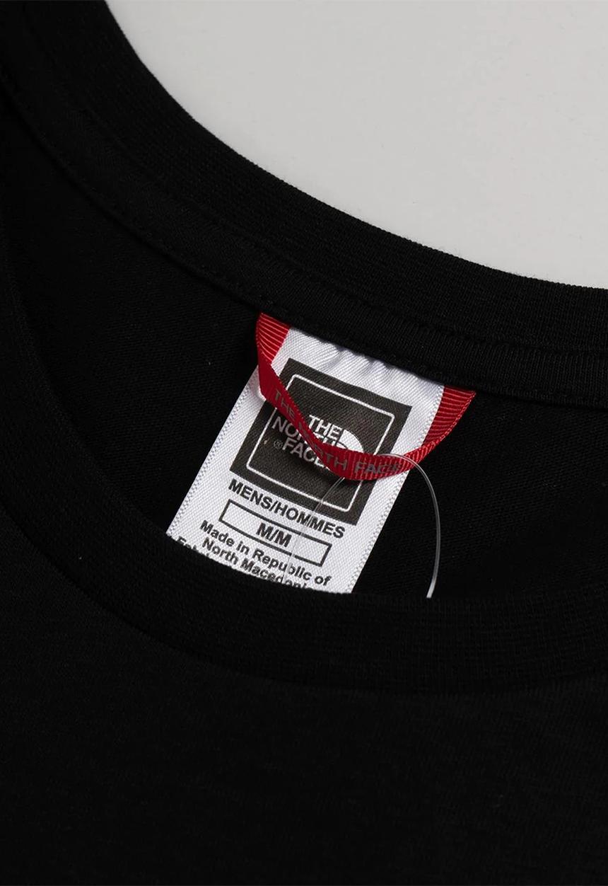 The North Face - M short sleeve rust 2 tee - tnf black & led yellow