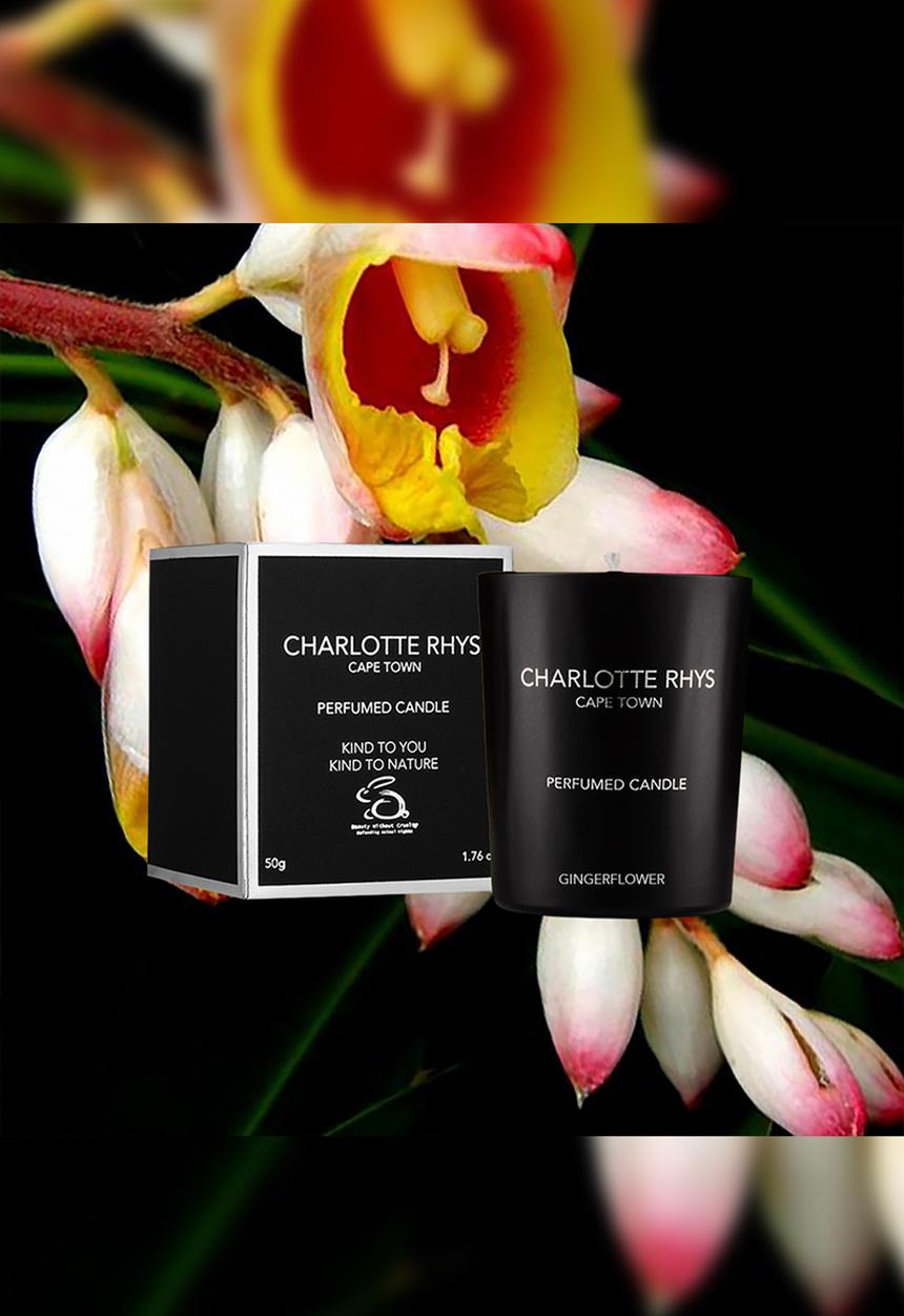 CHARLOTTE RHYS - Ginger Flower Scented Mini Candle