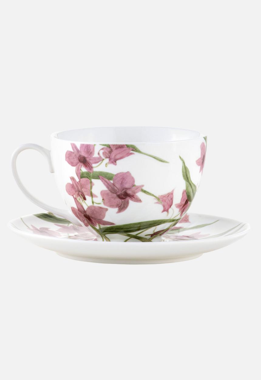 Maxwell & Williams - Royal botanic gardens cup & saucer - pink