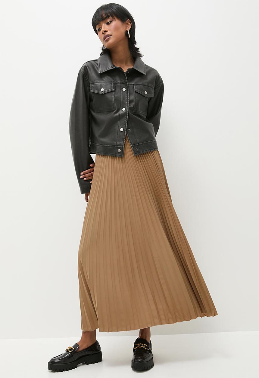 Superbalist - Pleated skirt - tan