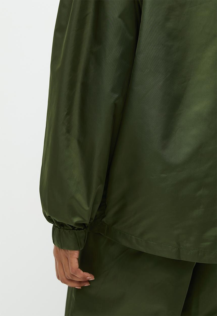 Superbalist - Half zip waterproof jacket - olive