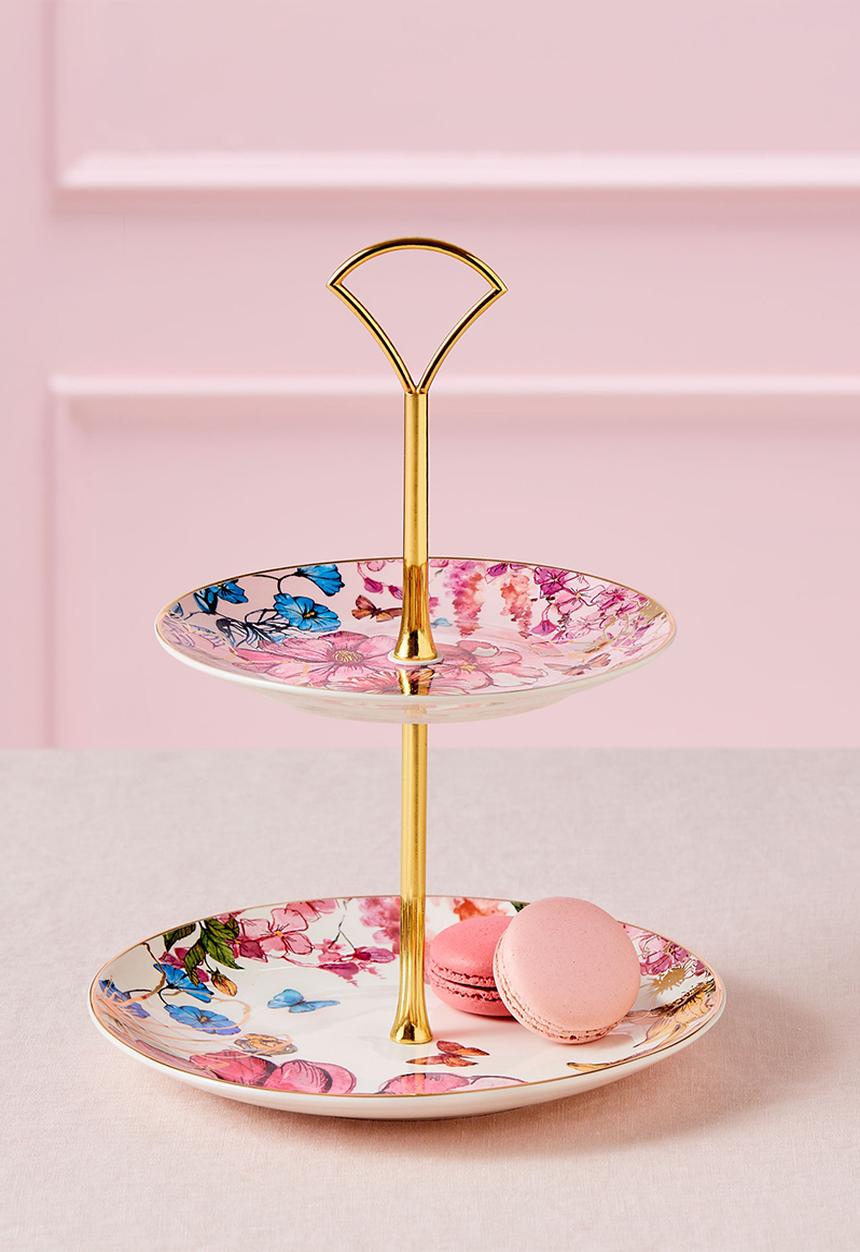 Maxwell & Williams - Enchantment 2 tier cake stand - multi