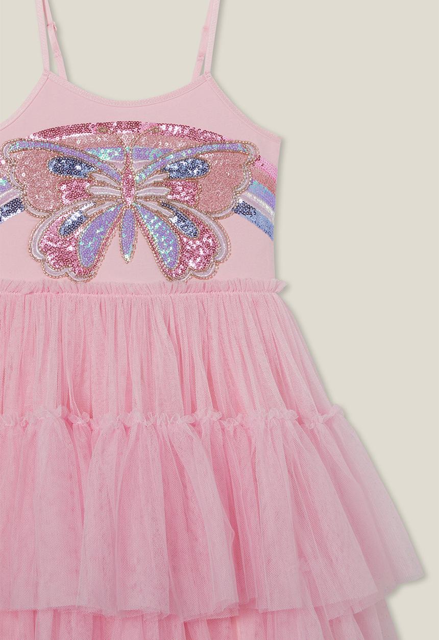 Cotton On - Iris dress up dress - blush pink/butterfly