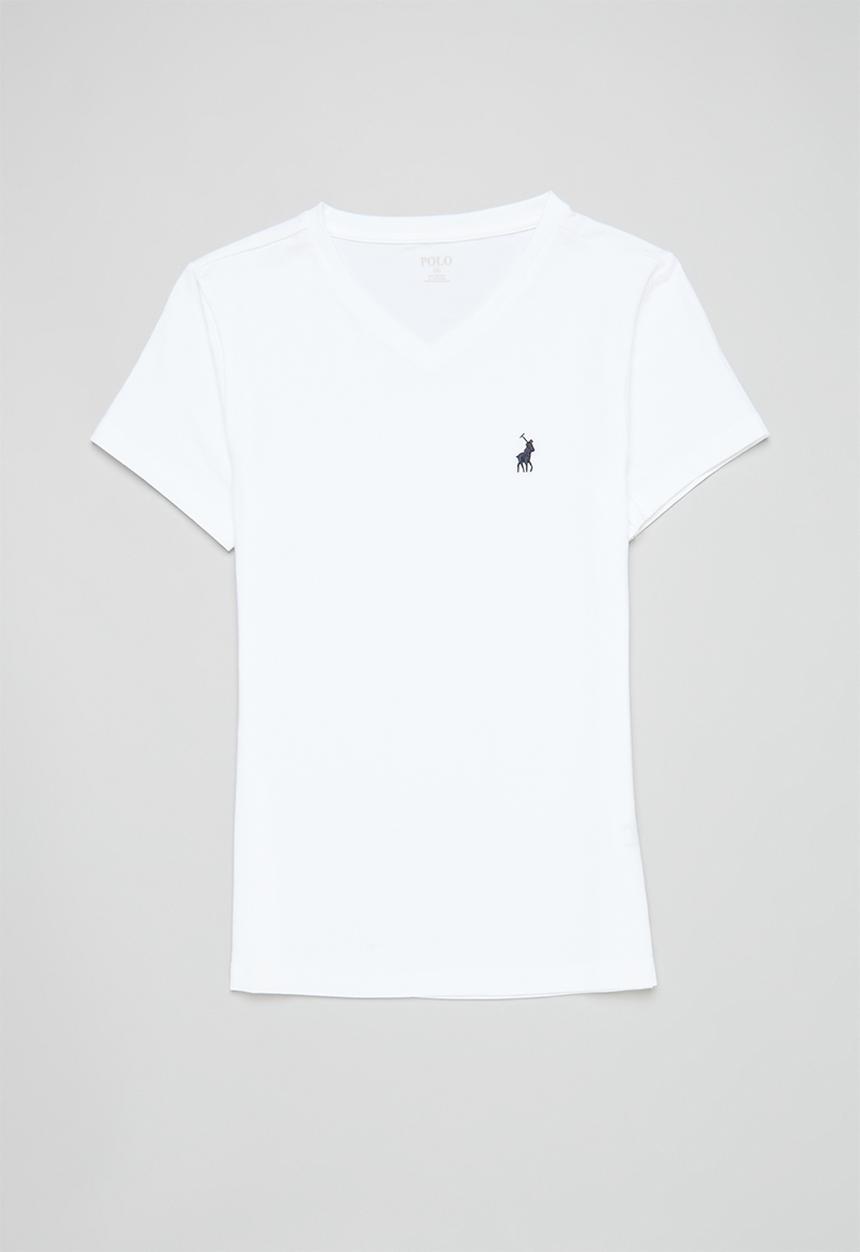 POLO - Kelly short sleeve stretch tee - white